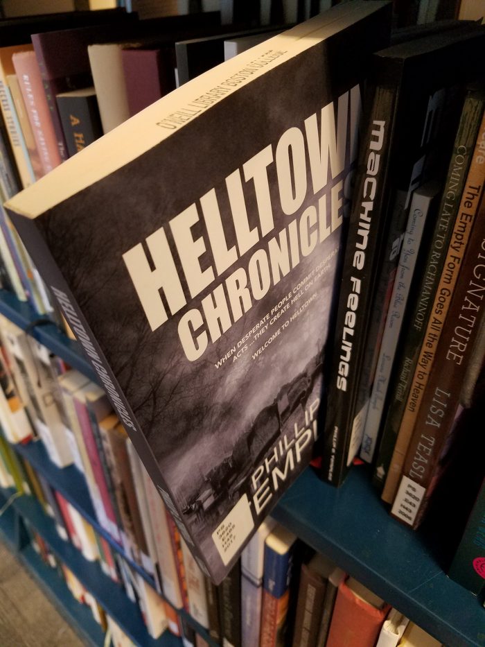 Helltown copy in Boston College O'Neill Library stacks
