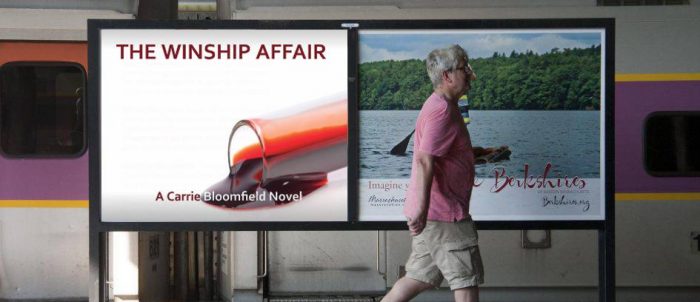 mock ad featuring the Winship Affair in the MBTA