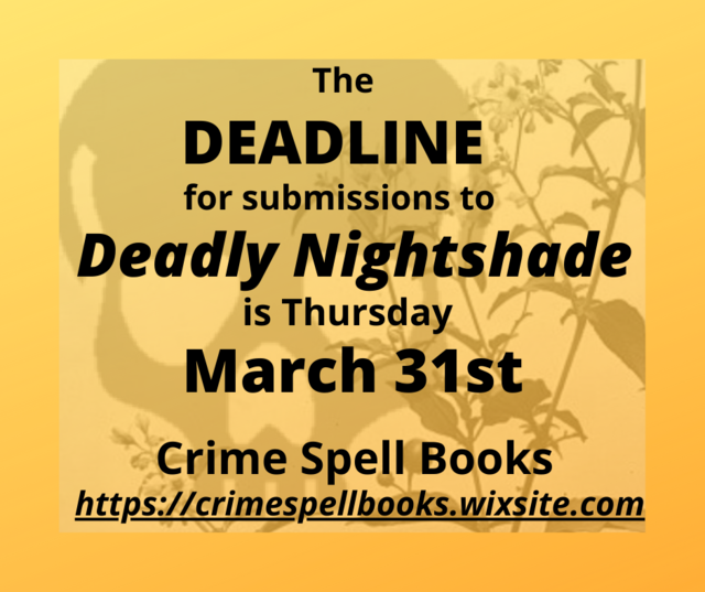 Deadly Nightshade short story competition flyer