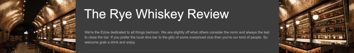 Cover of The Rye Whiskey Review