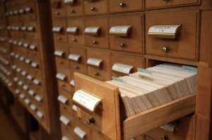 library card collection